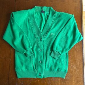 Daniel Hechter ⎪Vintage green cardigan